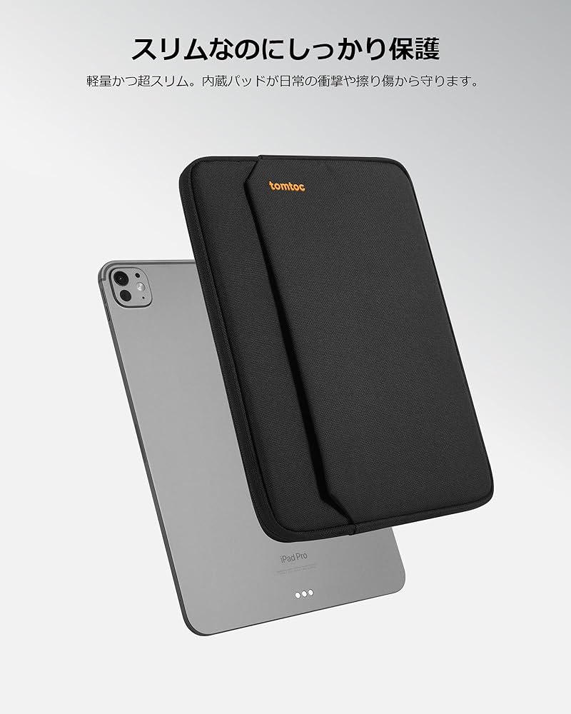 iPad Pro (スペースグレー) tomtocケース付き Inspire-B52 Detachable Tablet Case for 11 inch iPad Pro
